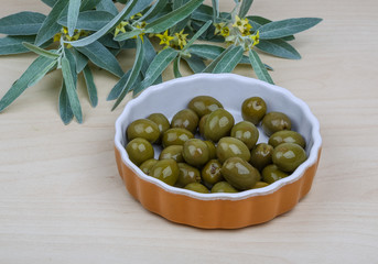 Green olives