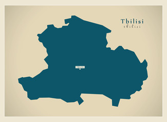 Modern Map - Tbilisi GE