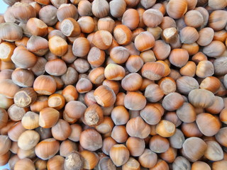 Nut texture background