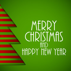 Abstract Christmas and New Year Background. Vector Illustration