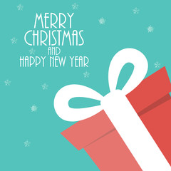 Abstract Christmas and New Year Background. Vector Illustration