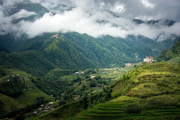 Obraz premium Beautiful landscape of Sapa valley
