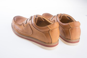 shoe. men's fashion shoe on a background