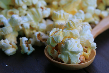 tasty popcorn and fresh corn