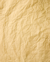Crumpled paper texture background.