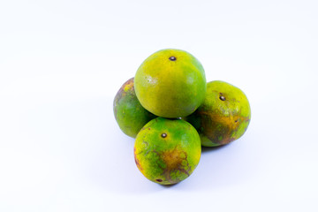 Isolated cheap local tangerine