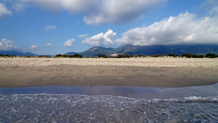 Acqua Nera plage de Costa verde  en  haute Corse