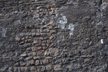 old gray textured background from bricks