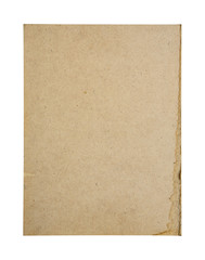 Plywood on white background.