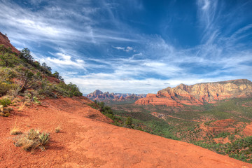 Outside of Sedona, Arizona, in the Schnebly Hill area, are miles and miles of spectacular desert hiking.
