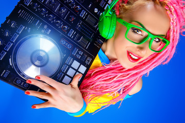 bright dj girl