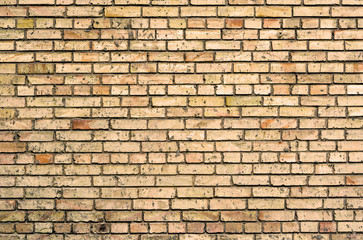 Texture of brown brick wall