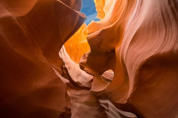 Selbstklebende Fototapete Schlucht Antelope Canyon, Arizona,  USA, Lake Powell