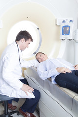 Doctor made a tomography