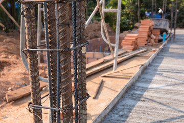 Steel mattress used for concrete rebar  into framework reinforce