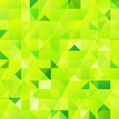 Green vector abstract triangles seamless pattern
