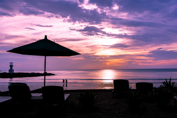 Twilight Sunset Beach
