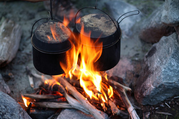 Travel boilers on fire