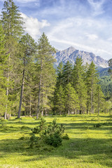 Fototapeta na wymiar Karwendel alps landscape