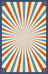 Vintage circus background for a poster