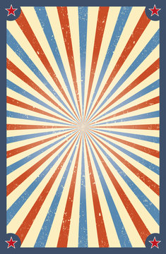 Vintage circus background for a poster
