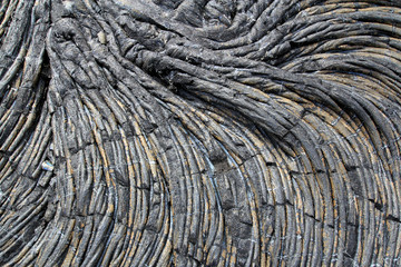lave cordée de la Fournaise, Réunion