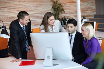 business partners discussing