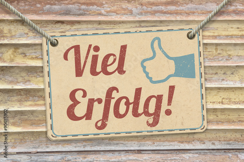 "Viel Erfolg!" Stockfotos und lizenzfreie Bilder auf Bild