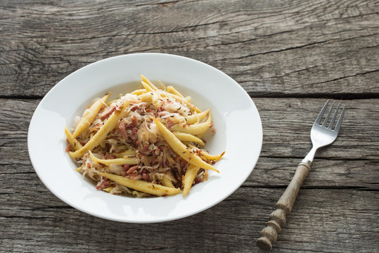 Schupfnudeln mit Sauerkraut