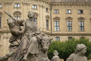 Sculpture art, Wurzburg, Germany