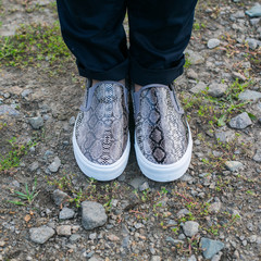 Leathers woman shoes