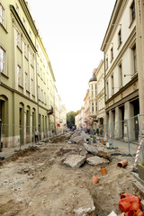 Kraków remont ulicy Anny