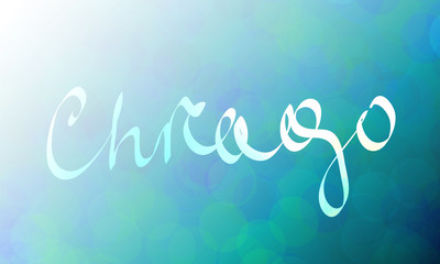 Chicago, hand written