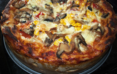 Köstlicher Pizza Kuchen