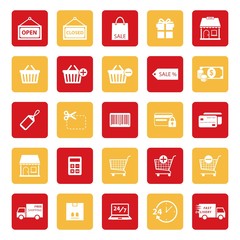 Online shopping icon. Shopping icon. E-commerce icon. silhouette