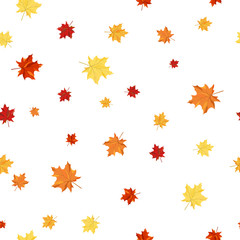 Seamless Maple Pattern