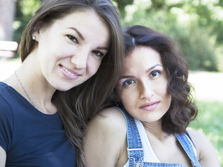 Obraz premium girl on the nature