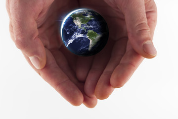Hands Holding Earth