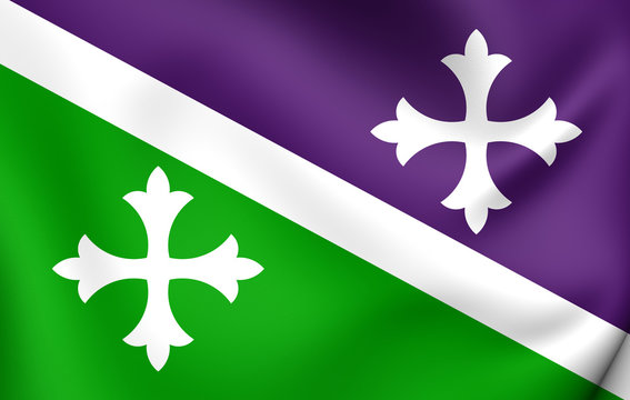 Flag of Adjuntas, Puerto Rico.