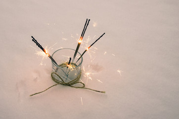 christmas sparkler decoration