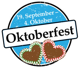 19. September - 4. Oktober Oktoberfest 