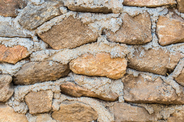 Medieval stone wall background texture