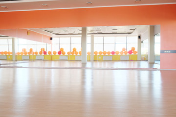 interior of yoga & dance classroom