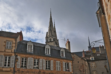 Moulins, il centro storico - Alvernia, Francia