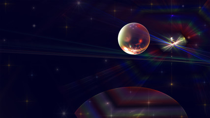 abstract fractal background