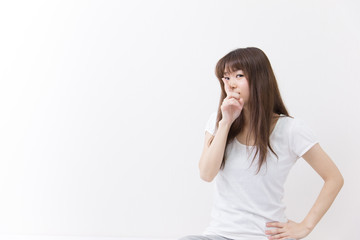 Fototapeta premium Odzież pokojowa (białe tło)