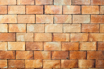 Red brick wall background