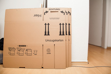 Umzugskartonen