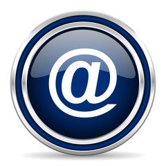 Obraz premium email blue glossy web icon