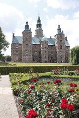 Jardin du château de Rosenborg à Copenhague, Danemark	
